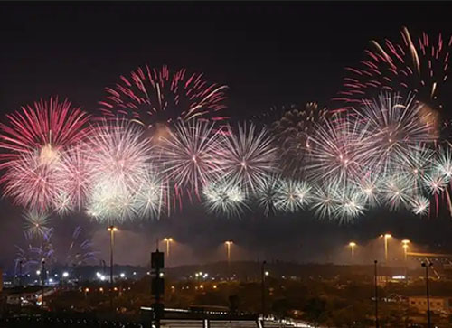 界首市焰火晚会